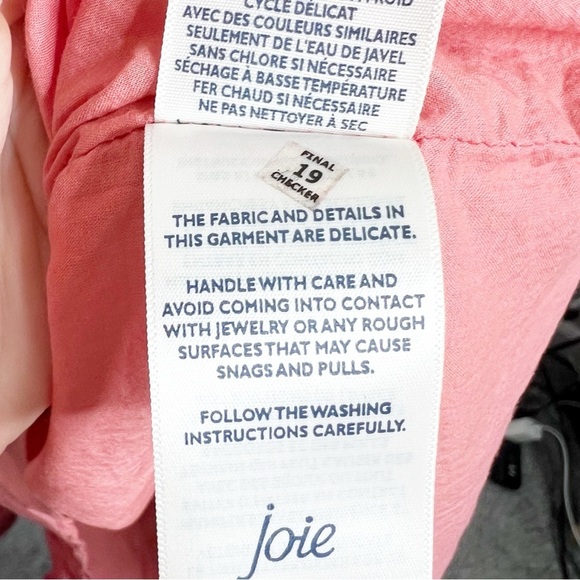 New with Tags Joie Women's Tea Rose Tiered Relaxed Fit Cotton Summer Maxi Dress - Picture 16 of 16